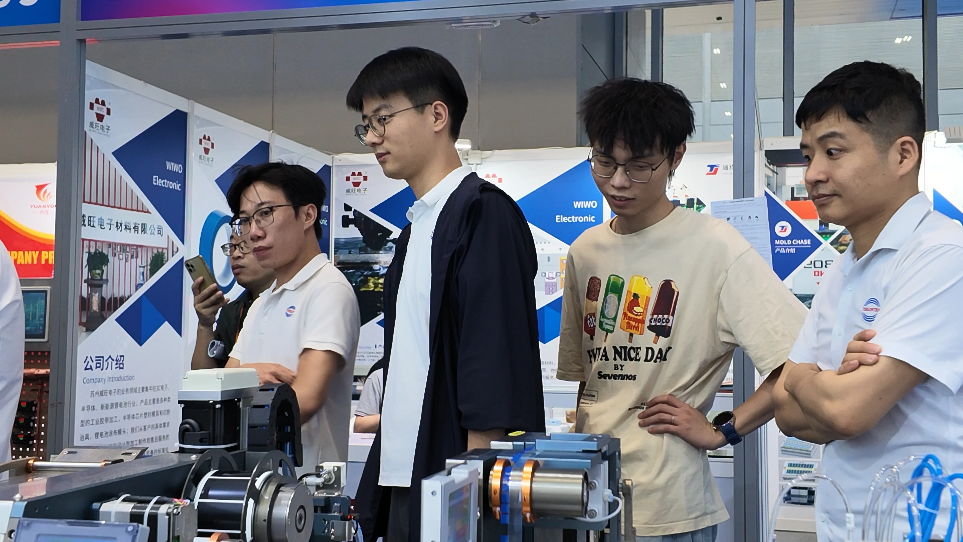 AREED team group photo at IICIE 2026 booth